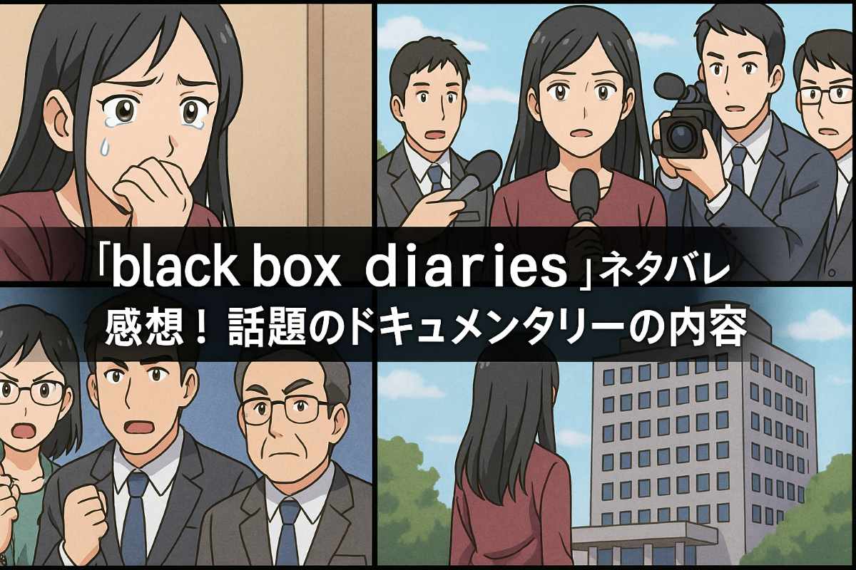 【black box diaries】ネタバレ感想！話題のドキュメンタリーの内容