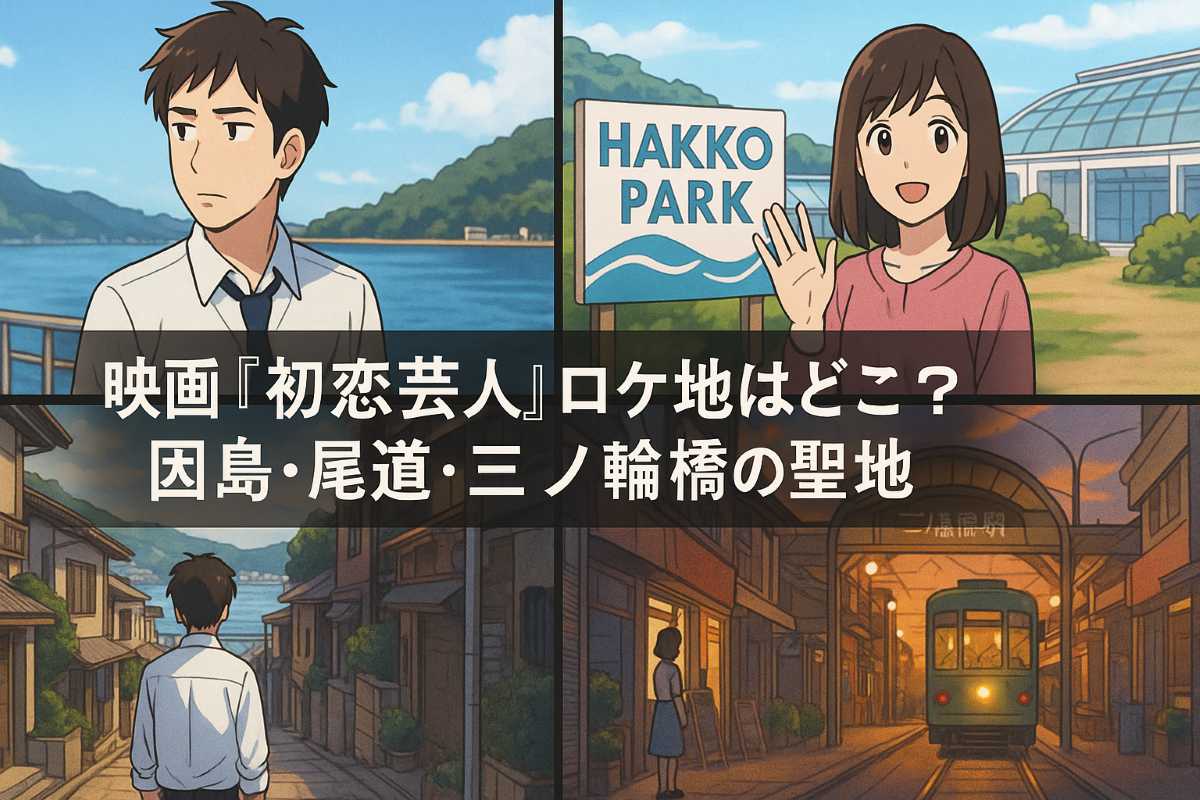 映画『初恋芸人』ロケ地はどこ？因島・尾道・三ノ輪橋の聖地