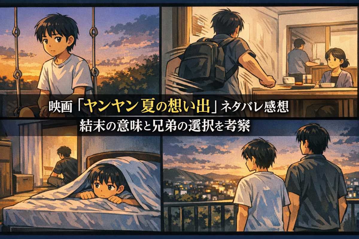 映画『ヤンヤン 夏の想い出』ネタバレ感想｜結末の意味と兄弟の選択を考察