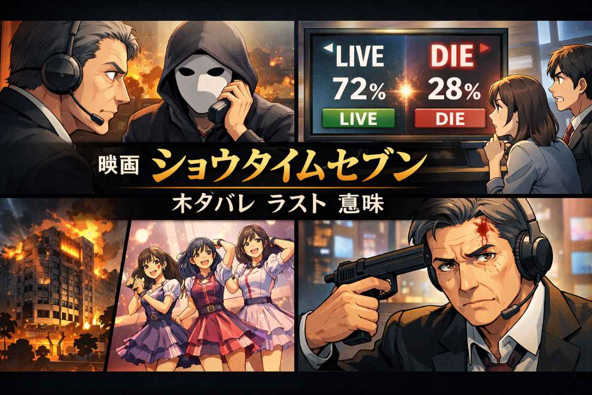 映画『ショウタイムセブン』ネタバレ感想！ラストの意味と真の結末とは？