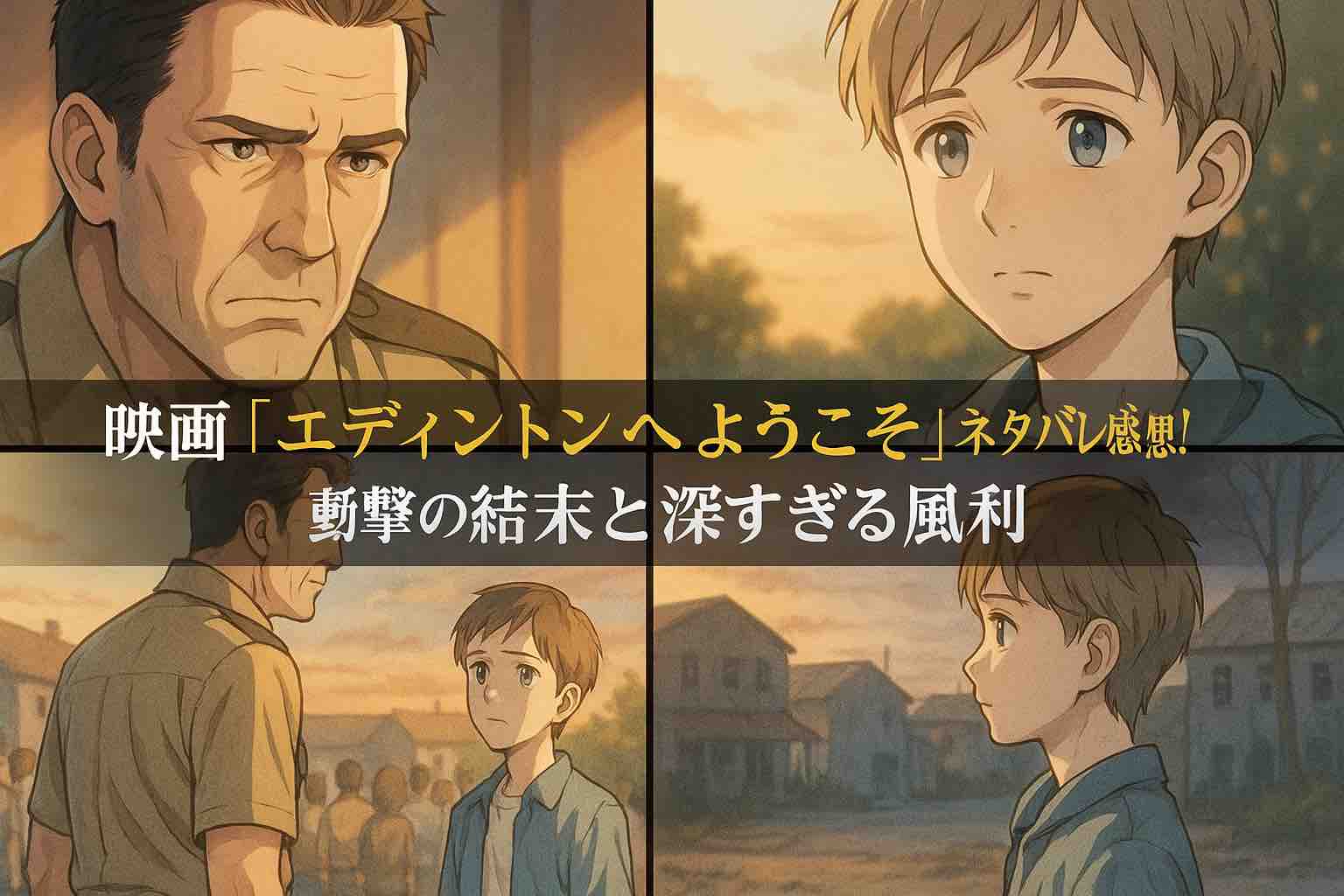 映画【エディントンへようこそ】ネタバレ感想！衝撃の結末と深すぎる風刺