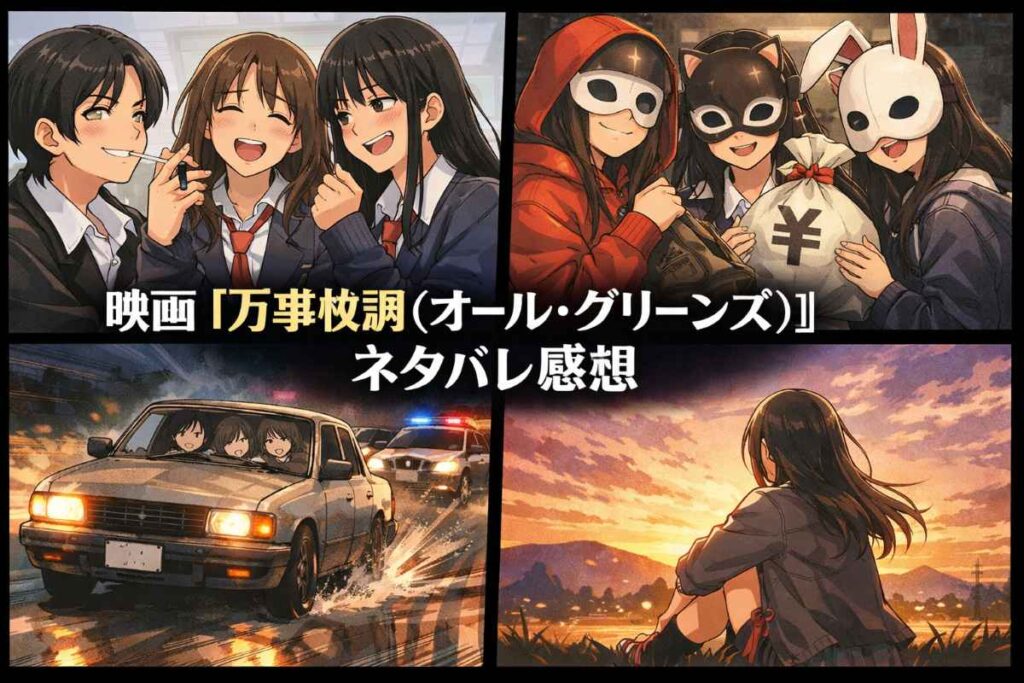 映画『万事快調（オール・グリーンズ）』原作のネタバレ感想｜青春と破滅の境界線