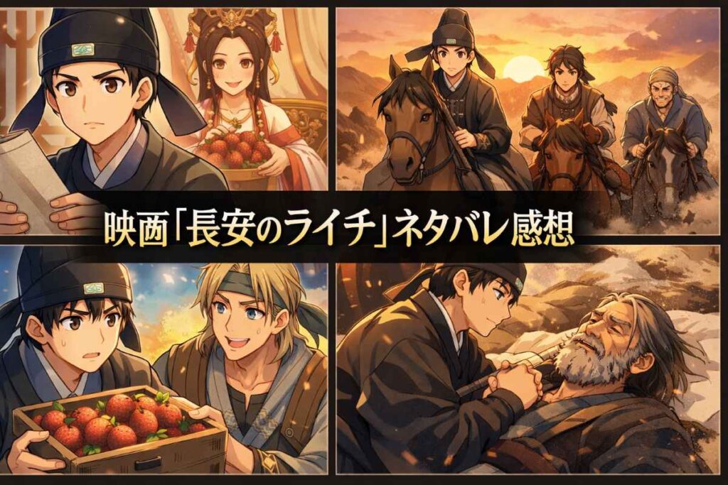映画『長安のライチ』ネタバレ感想｜涙と希望が交錯する唐代の壮大な物語