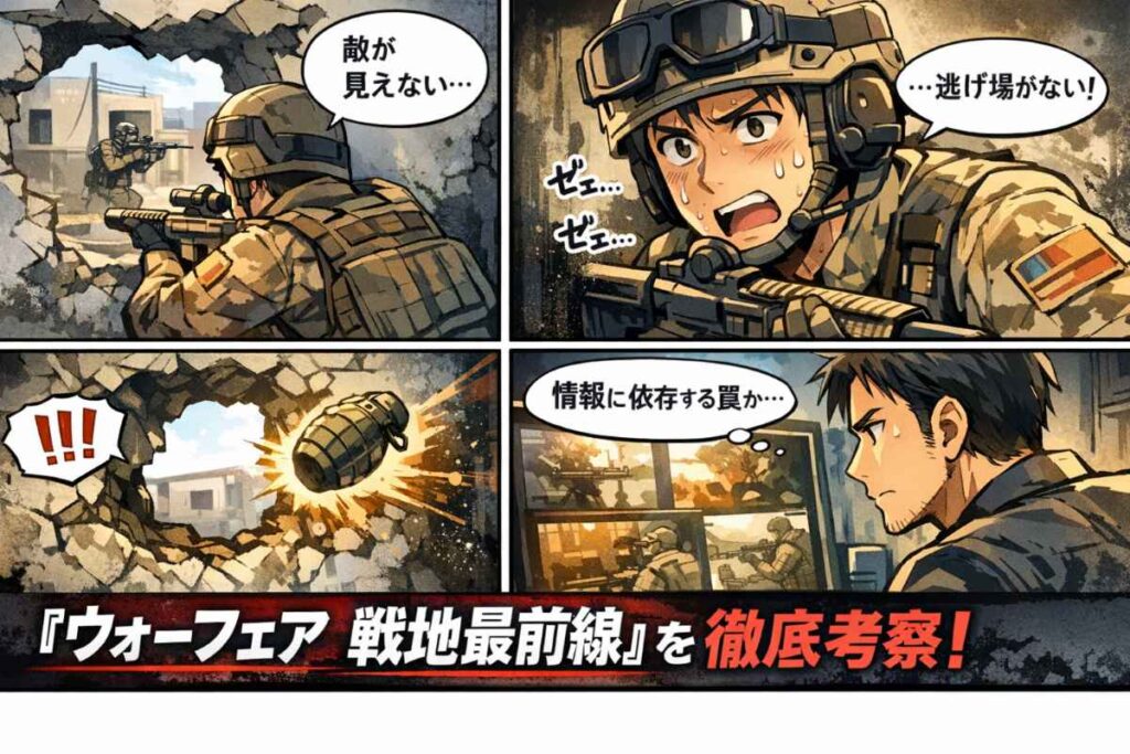 ウォーフェア 戦地最前線【考察】なぜ敵が見えないのか？構造から読み解く戦争映画