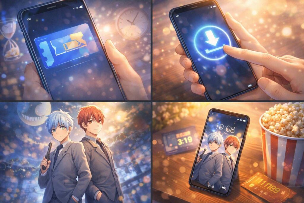 『暗殺教室』ムビチケ特典の壁紙、カード券はNG？致命的ミスを防ぐ手順